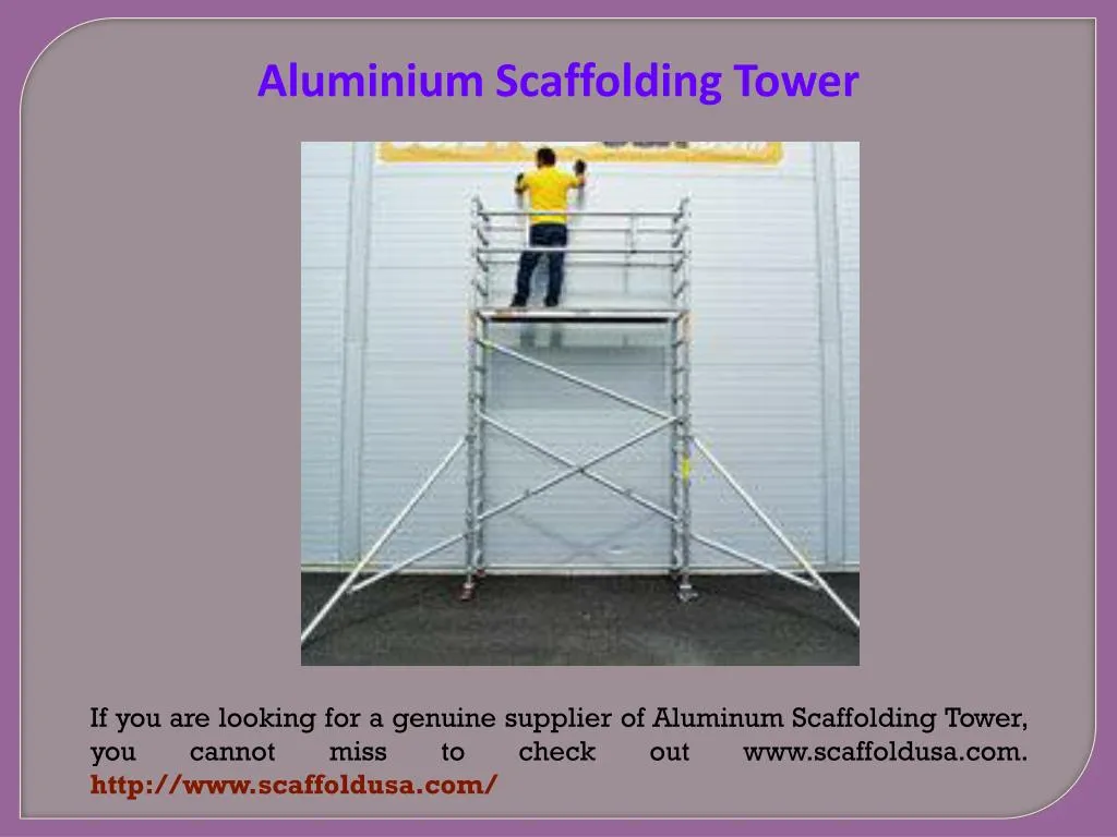 aluminium scaffolding tower