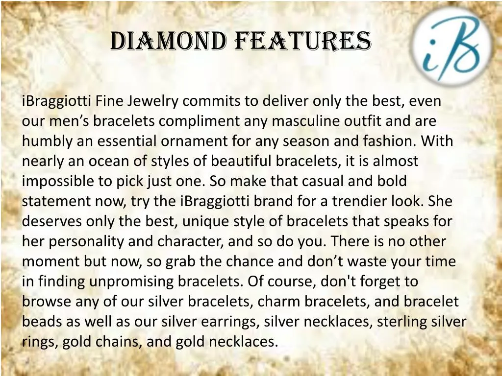 diamond features