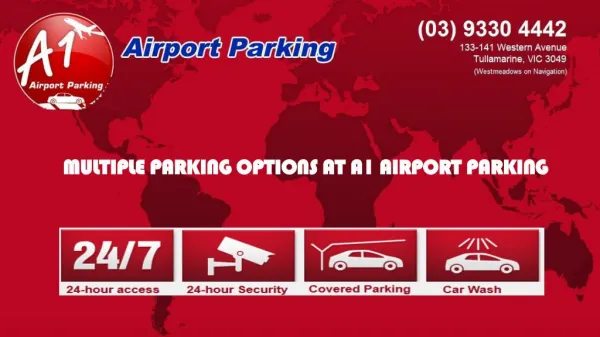 Multiple parking options at A1 Airport Parking