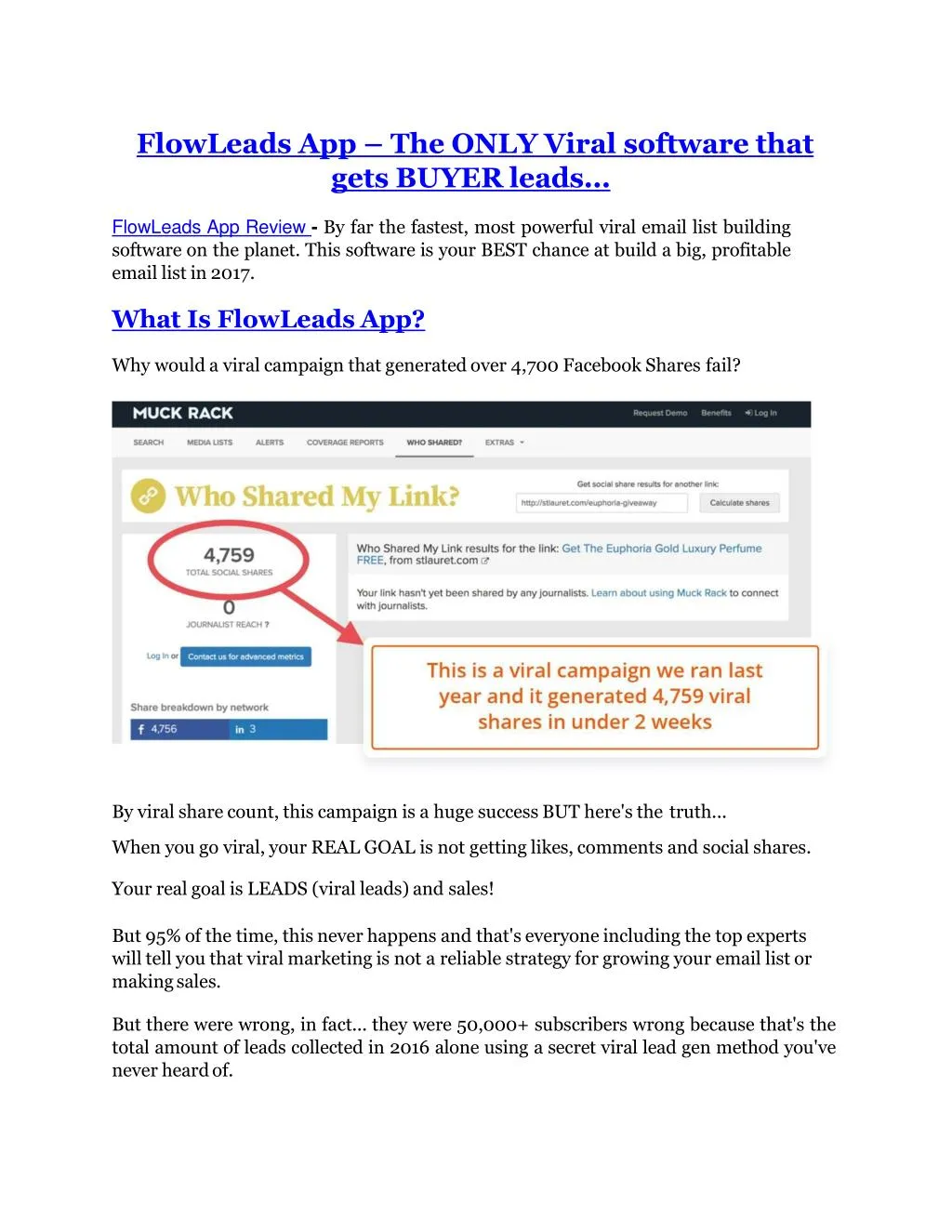 flowleads app the only viral software that gets