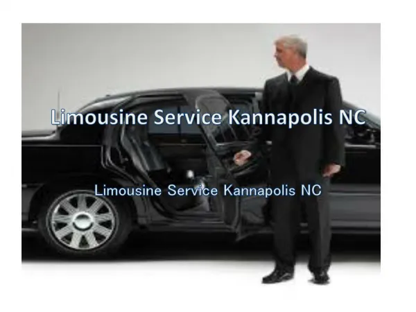 Affordable Limousine Service in Kannapolis NC