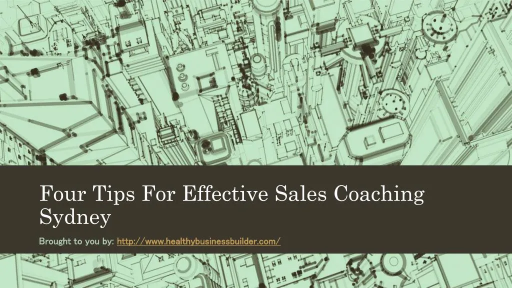 four tips for effective sales coaching sydney