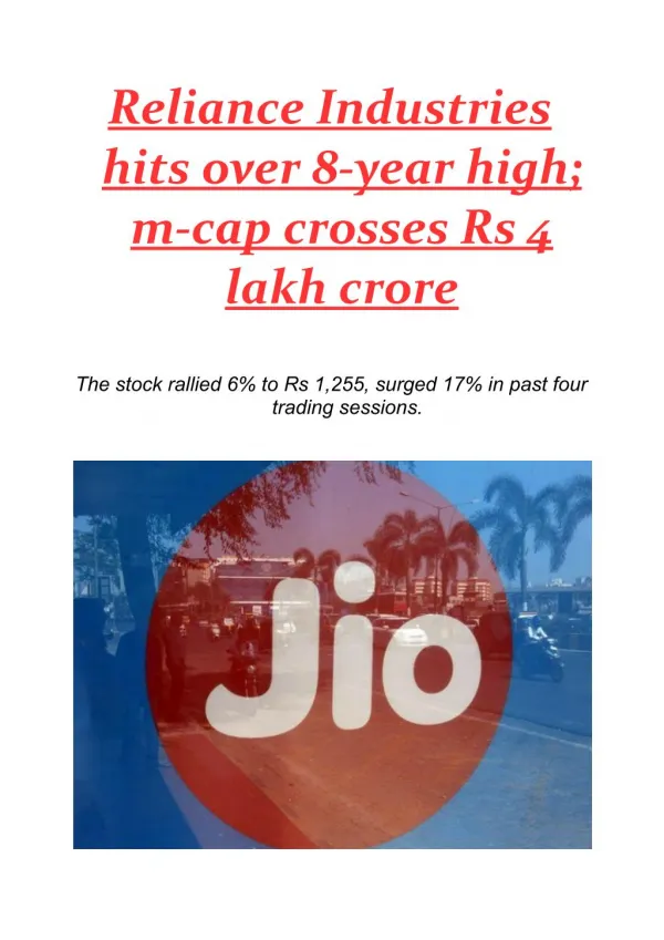 Reliance Industries hits over 8-year high; m-cap crosses Rs 4 lakh crore.pdf