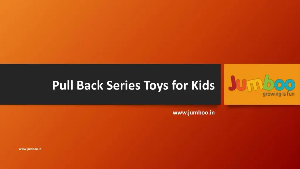 pull back series toys for kids