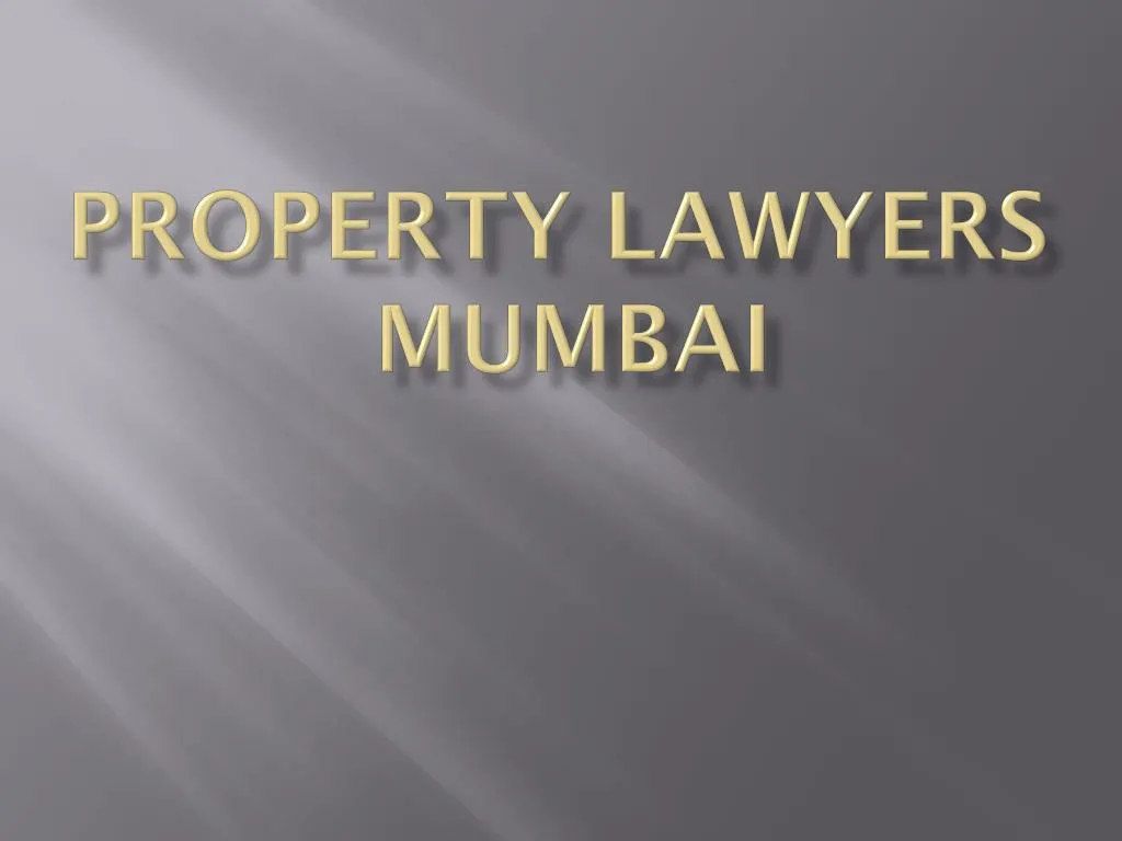 property lawyers mumbai