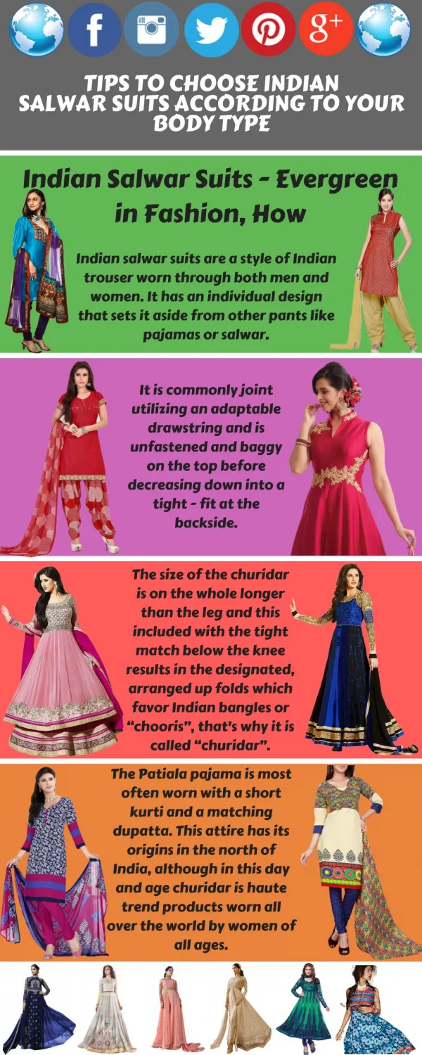 Tips To Choose Indian Salwar Suits According To Your Body Type