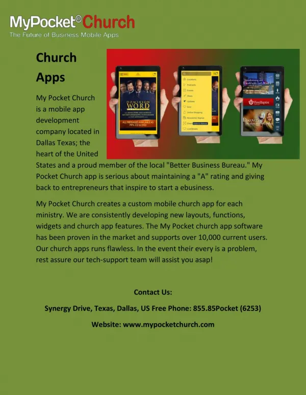 Custom Church Apps | Mobile Church apps & app Developments