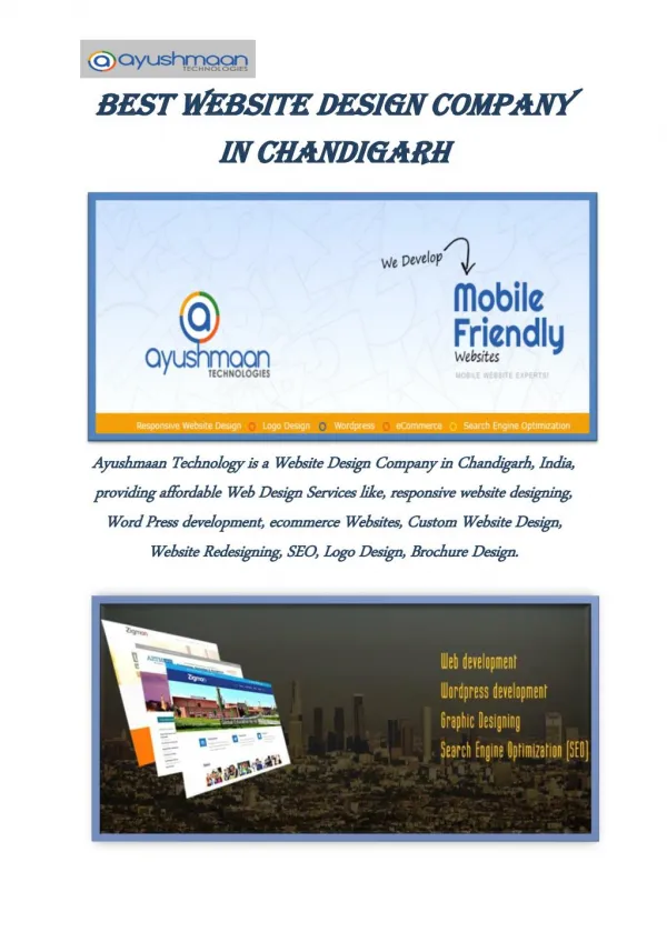 Best Website Design Company in Chandigarh