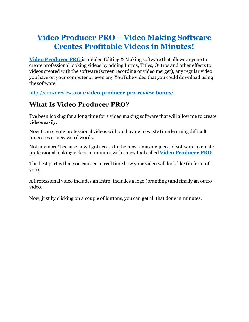video producer pro video making software creates