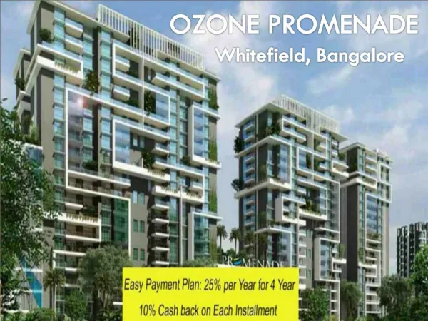Call: ( 91) 9953 5928 48 and Book Today | Ozone Promenade, Bangalore