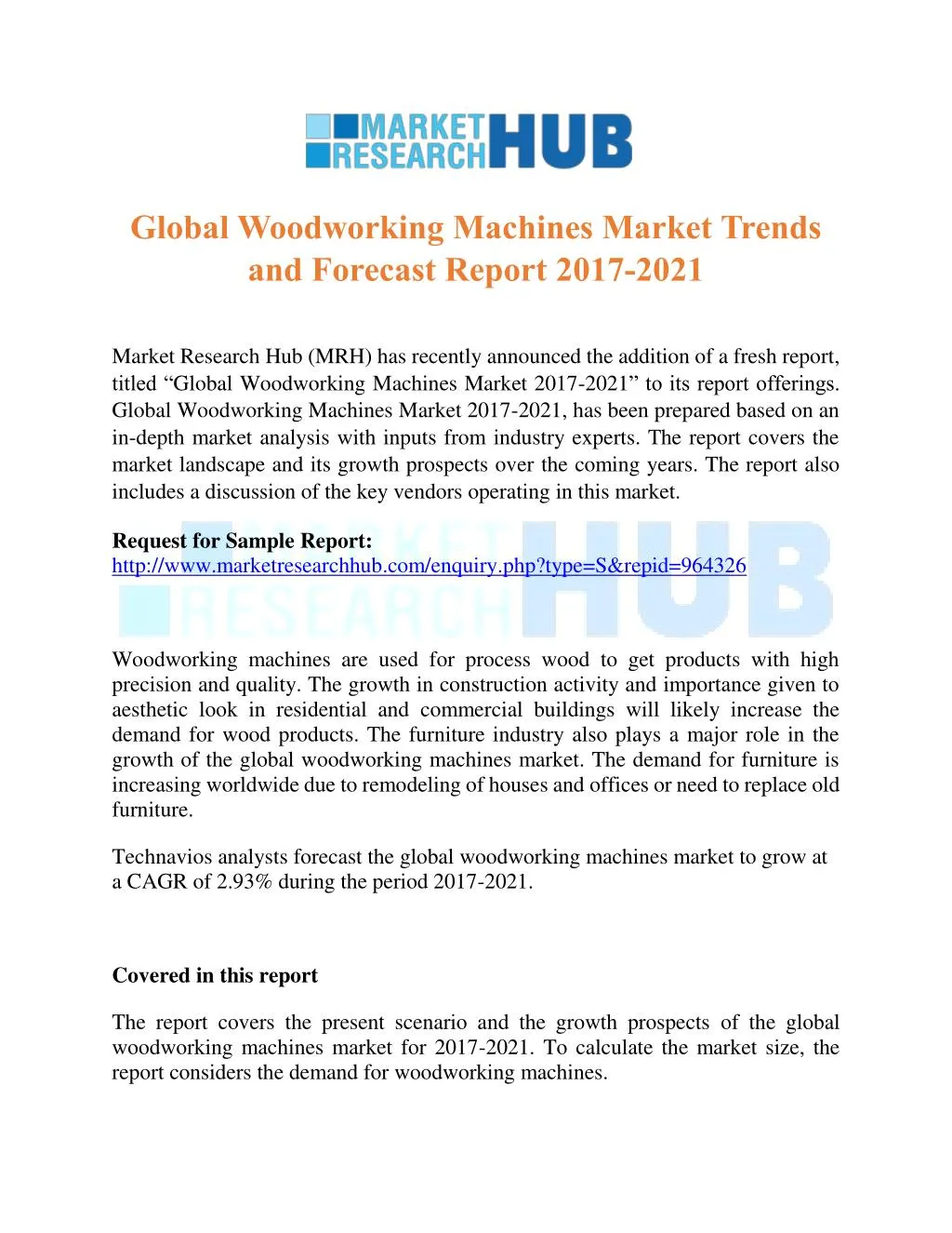 global woodworking machines market trends