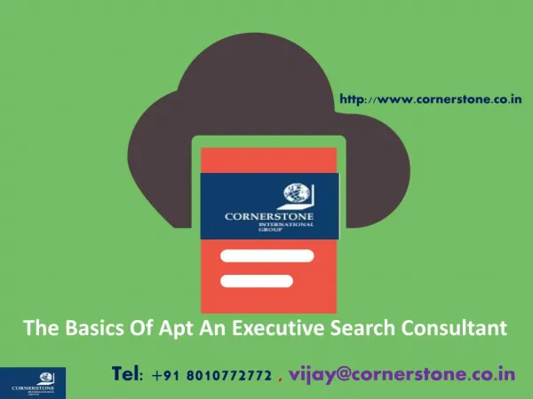 The Basics Of Apt An Executive Search Consultant