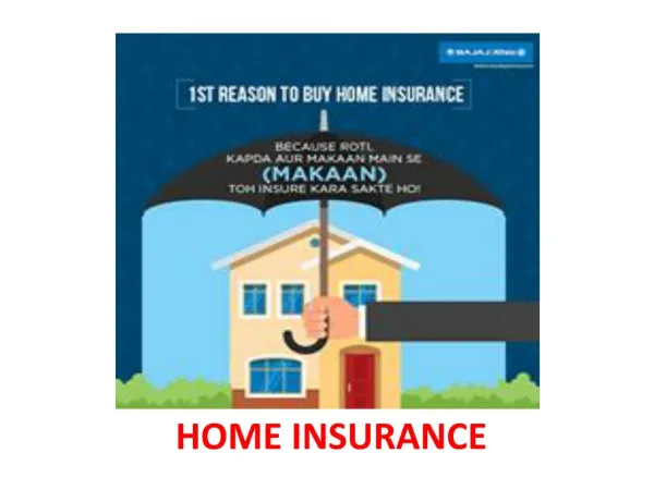 Why should you buy a house insurance policy?