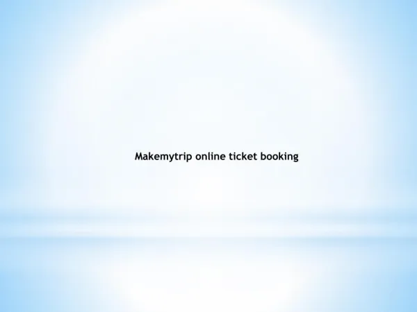 Coupons for MakeMyTrip