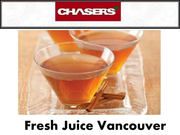 Fresh juice wholesale vancouver
