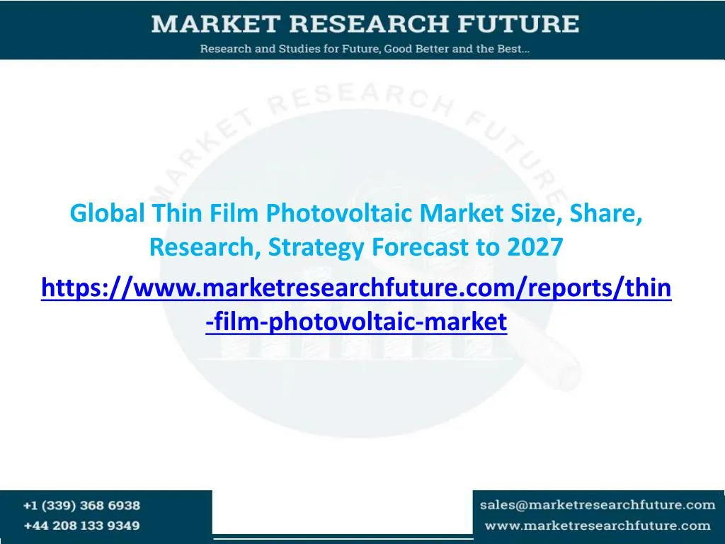 global thin film photovoltaic market size share