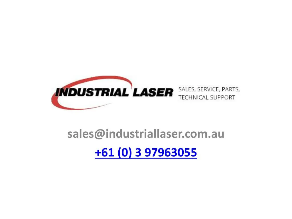 sales@industriallaser com au 61 0 3 97963055