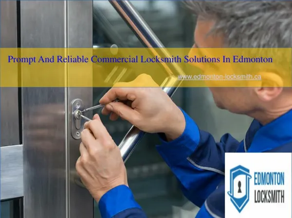 Affordable Commercial Locksmith In Edmonton