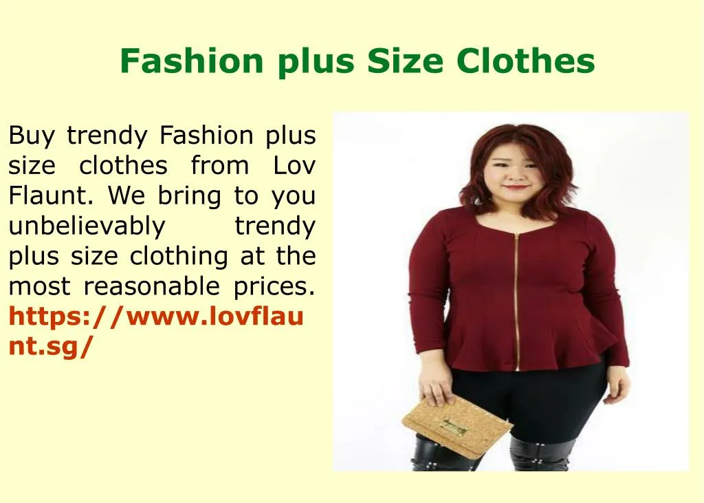 fashion plus size clothes