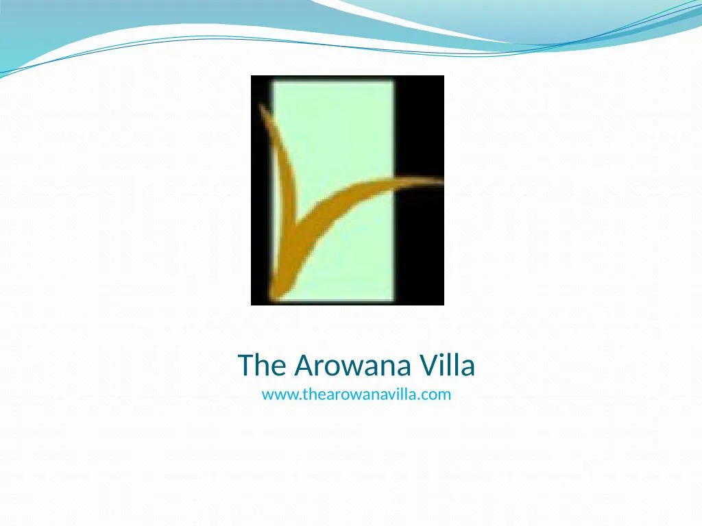 the arowana villa www thearowanavilla com