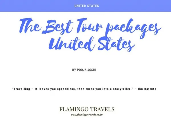 The Best Tour Packages - United States