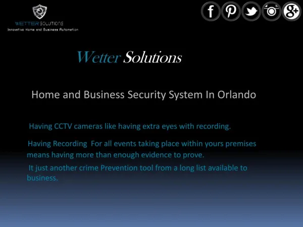 Best Business Security System in Orlando