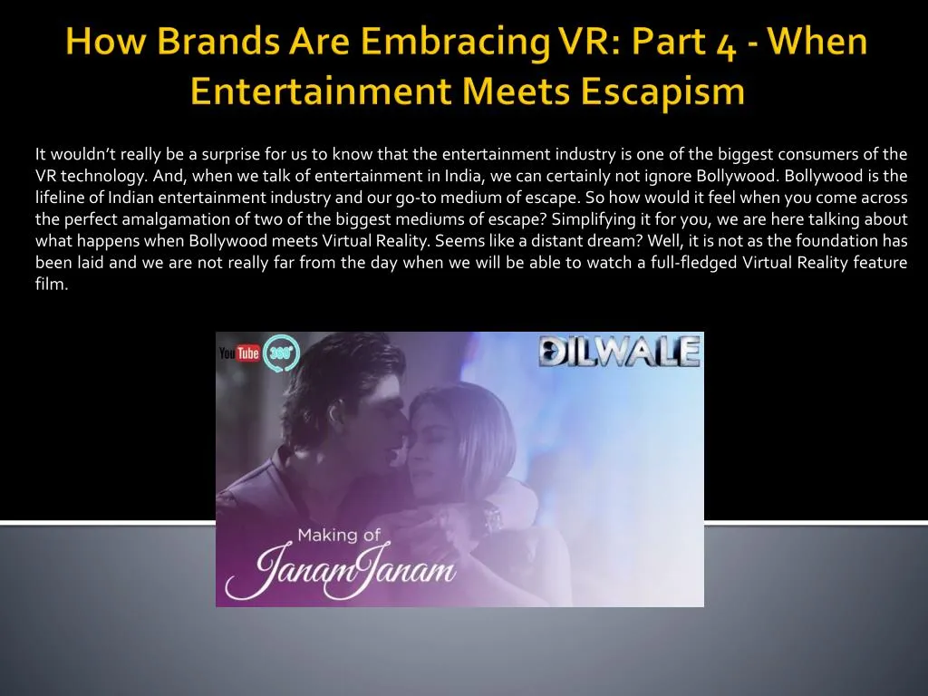 how brands are embracing vr part 4 when entertainment meets escapism
