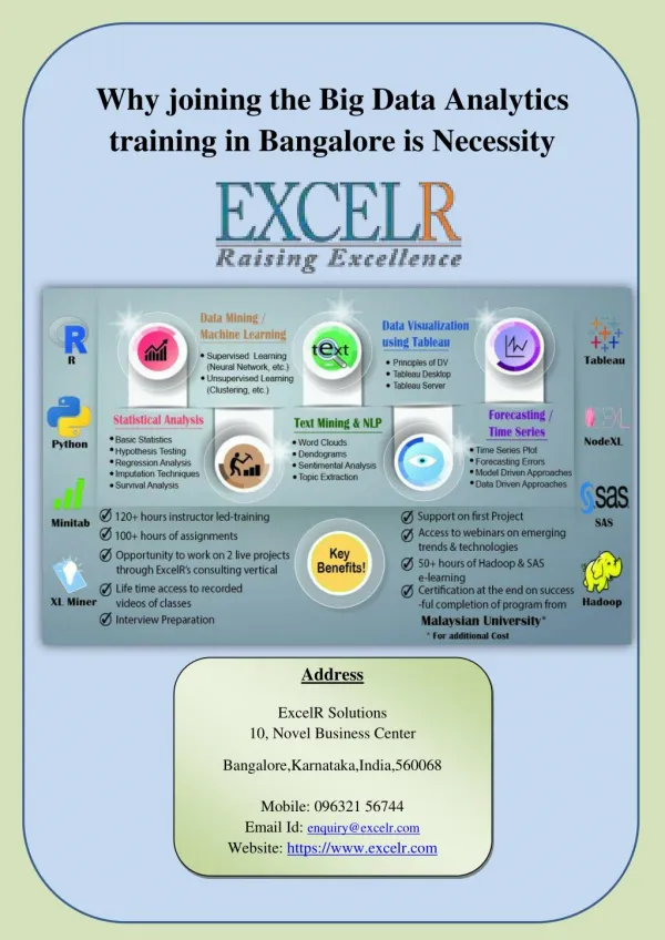 why joining the big data analytics training