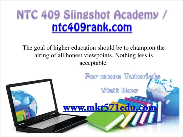 NTC 409 Slingshot Academy / ntc409rank.com