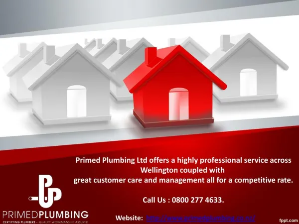 Primed Plumbing Ltd Offers A Highly Professional Service in Wellington