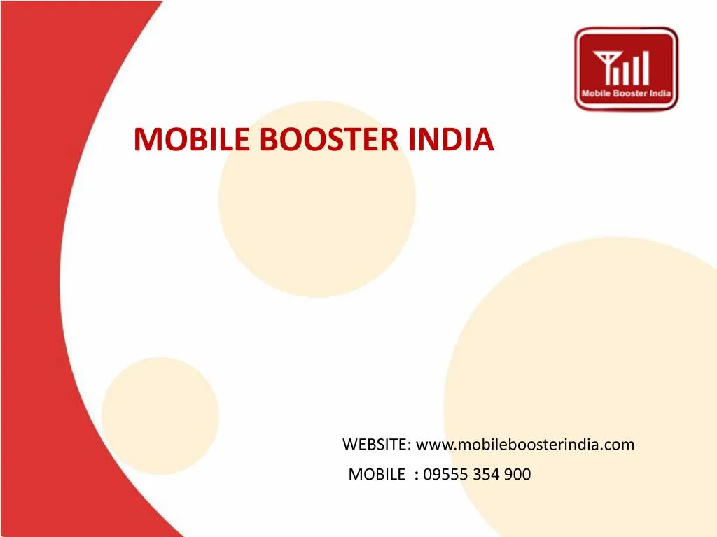 mobile booster india