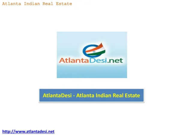 AtlantaDesi - Atlanta Indian Real Estate
