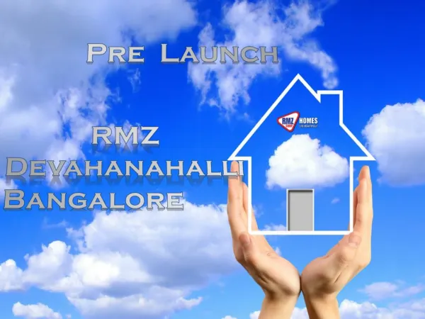 RMZ Devanahalli Coming Residential Project in North Bangalore