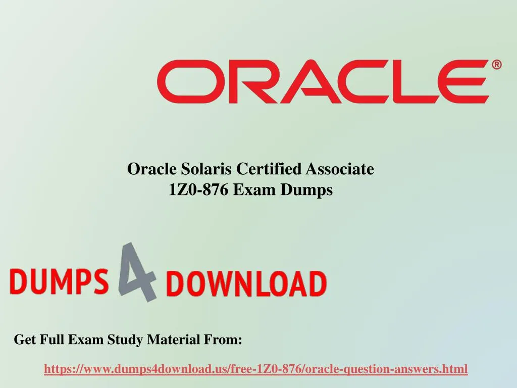oracle solaris certified associate 1z0 876 exam