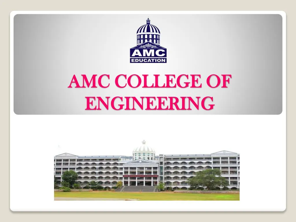 amc college of engineering
