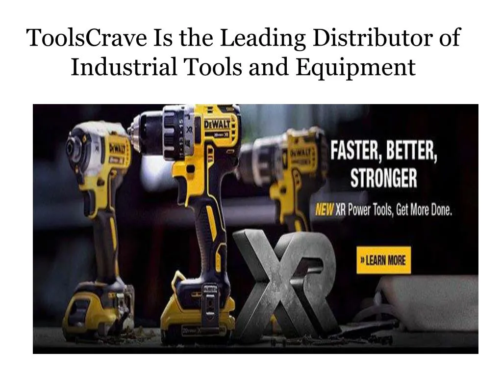 toolscrave is the leading distributor of industrial tools and equipment
