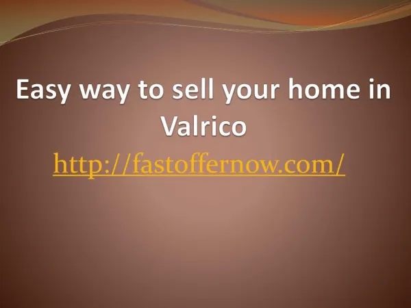 Easy way to sell your home in Valrico