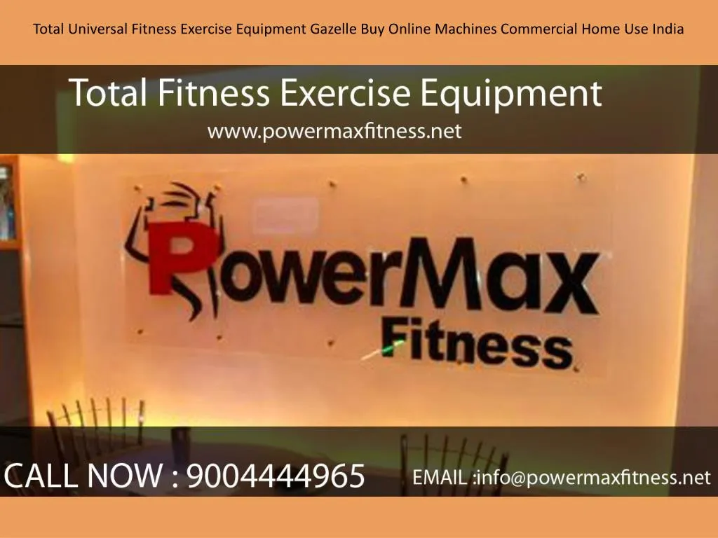 total universal fitness exercise equipment