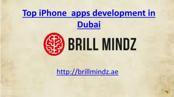 iphone app development company Dubai