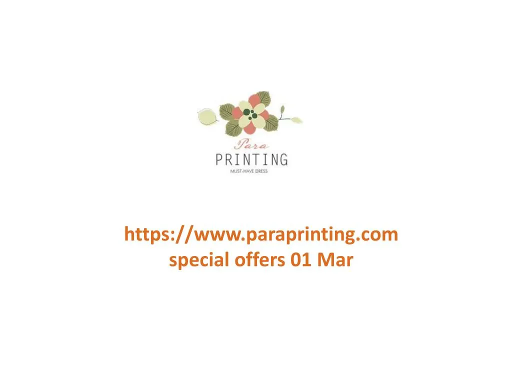 https www paraprinting com special offers 01 mar