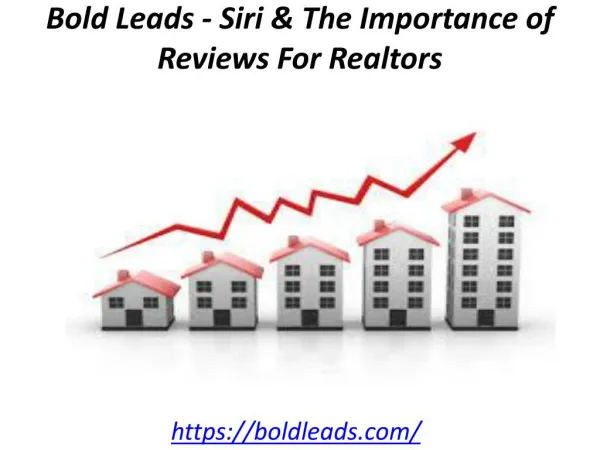 Bold Leads - Siri & The Importance of Reviews For Realtors