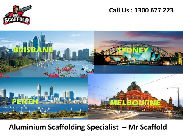 Aluminium Scaffolding Specialist – Mr Scaffold