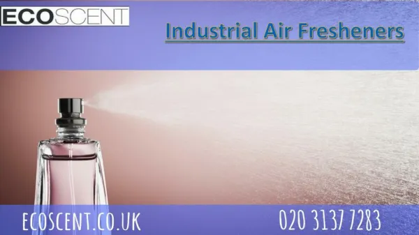 Industrial air fresheners By ECO Scent