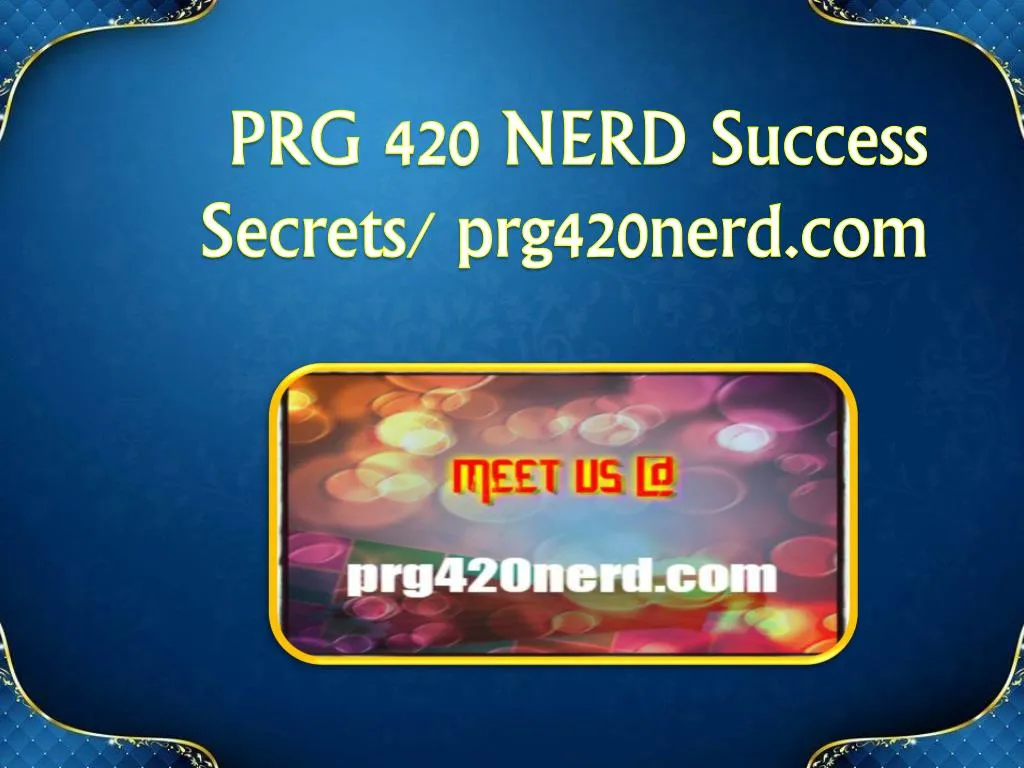 prg 420 nerd success s ecrets prg420nerd com