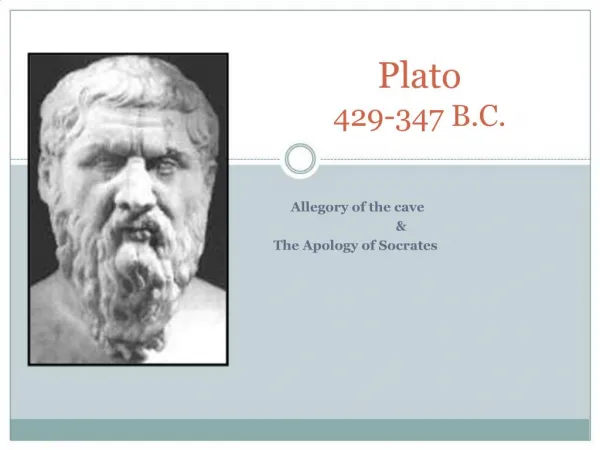 Plato 429-347 B.C.