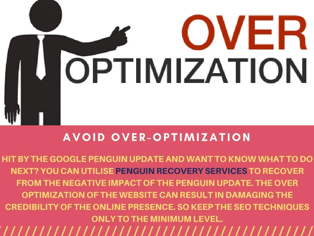 avoid over optimization