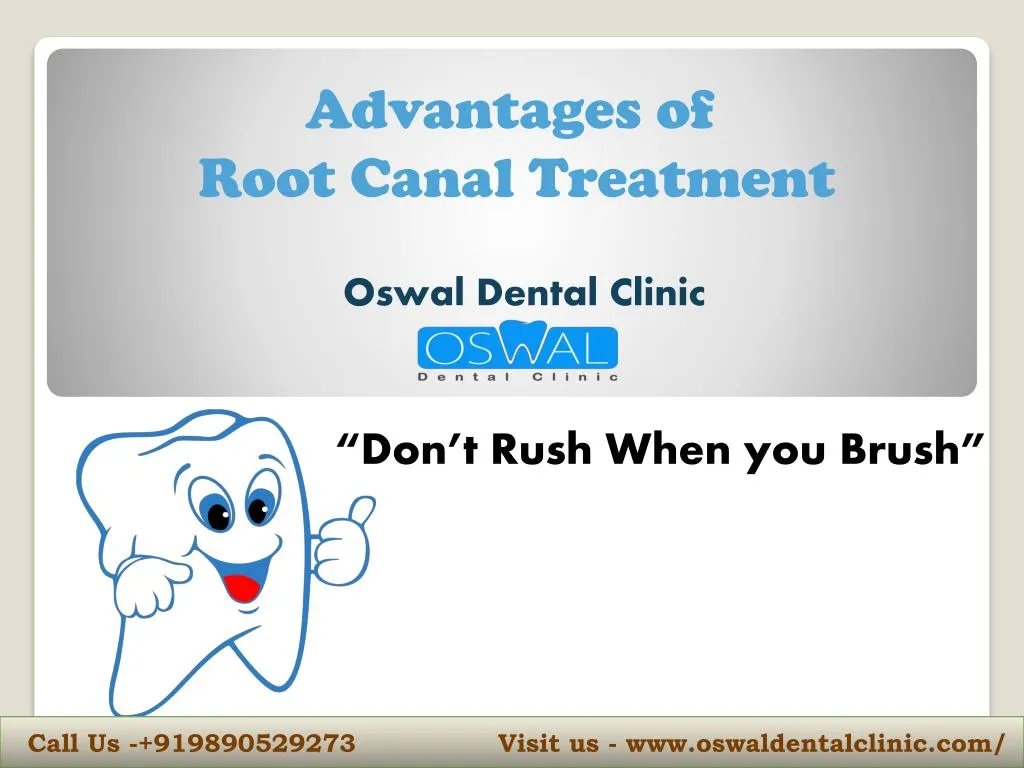 advantages of root canal treatment