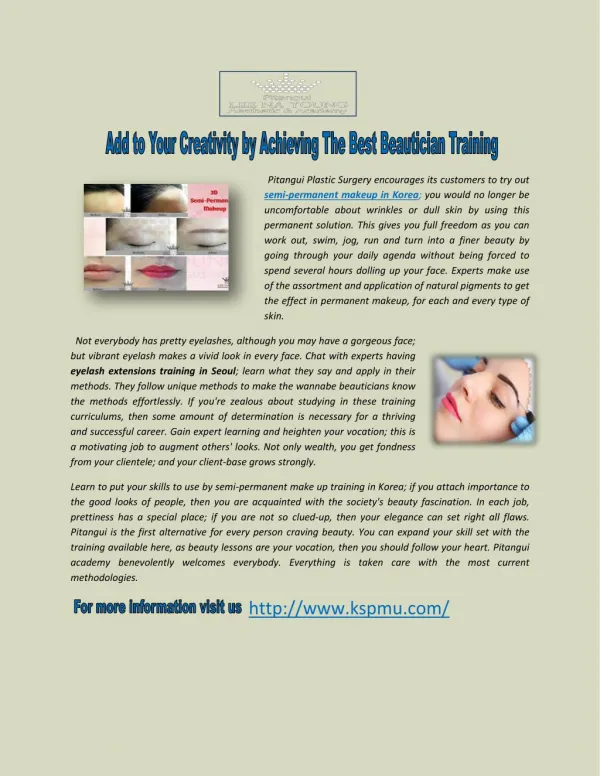 Add to Your Creativity by Achieving the Best Beautician Training