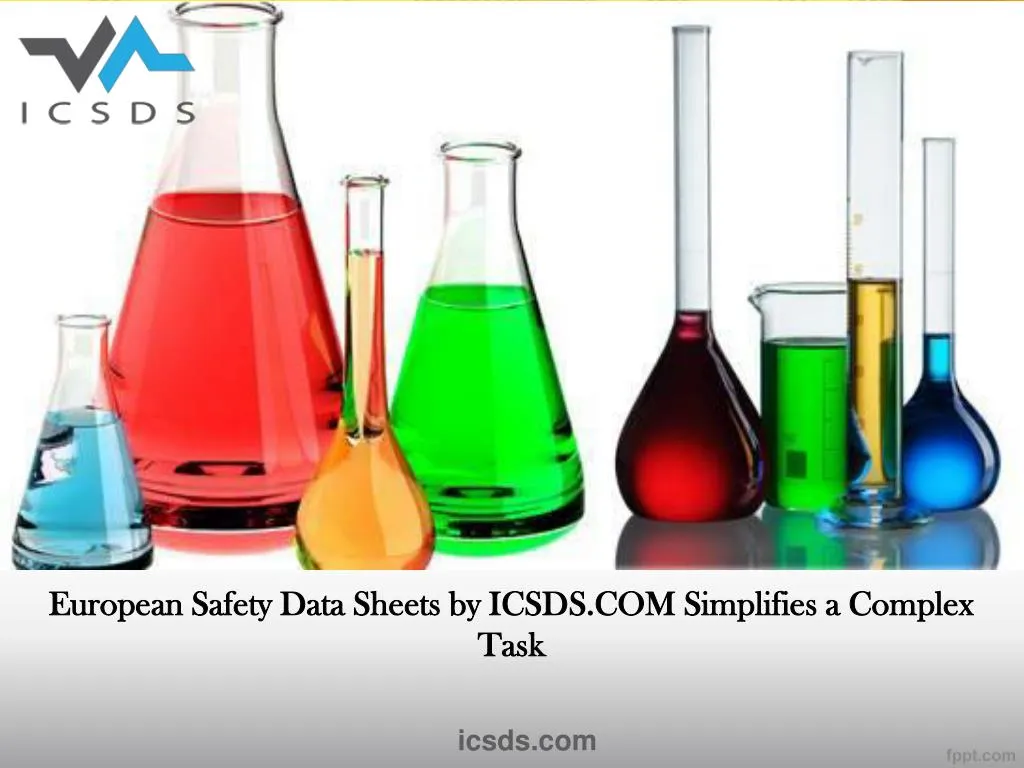 european safety data sheets by icsds com simplifies a complex task