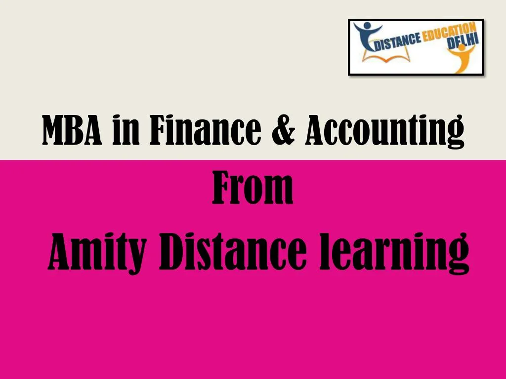 mba in finance accounting
